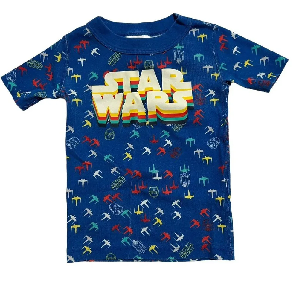 Hanna Andersson Sz 90 (3Y) Star Wars Short John Pajamas